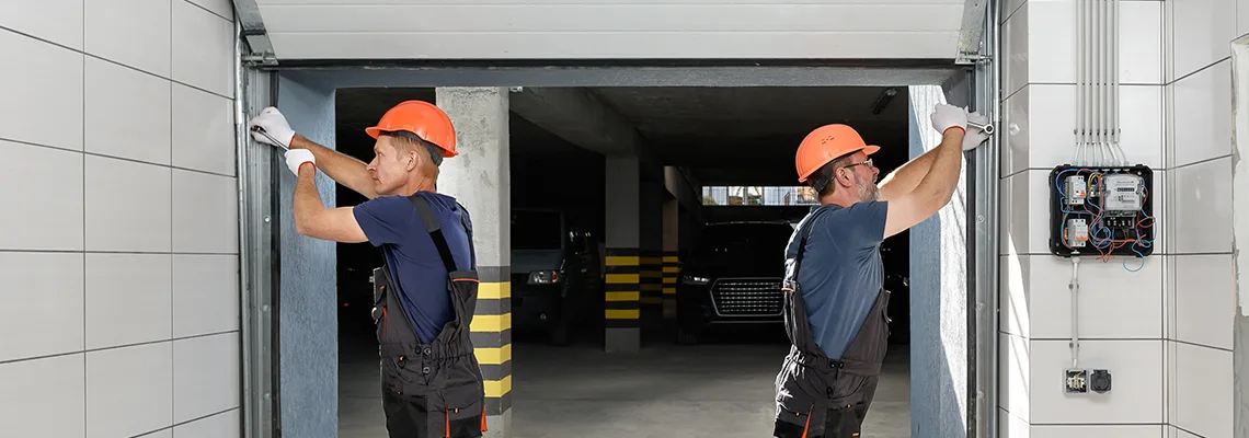 Wooden Garage Door Frame Repair in Plantation, Florida
